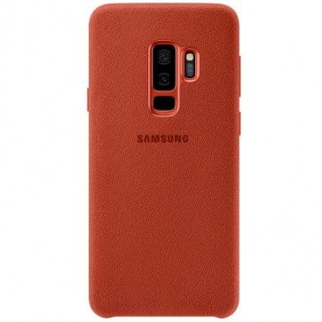 Official Samsung Galaxy S9+ Plus Alcantara Cover Case - Red