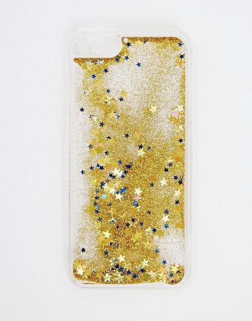 Skinnydip Gold Liquid Glitter iPhone 6 6s Case