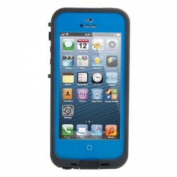 Waterproof Shockproof iPhone 5 Waterproof Protective Case - Blue